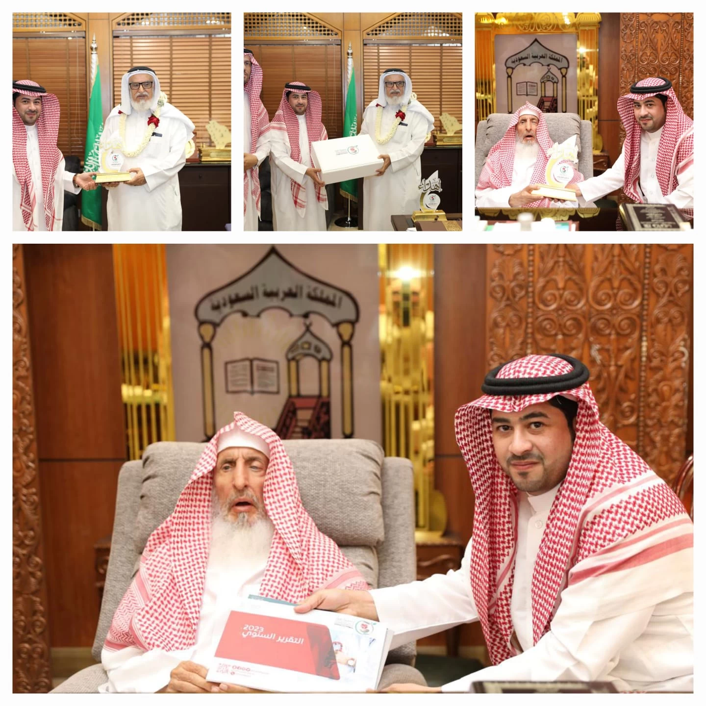 مفتي عام المملكة ونائبه للشؤون التنفيذية يستقبلان رئيس جمعية غيث للخدمات الطبية بمنطقة جازان