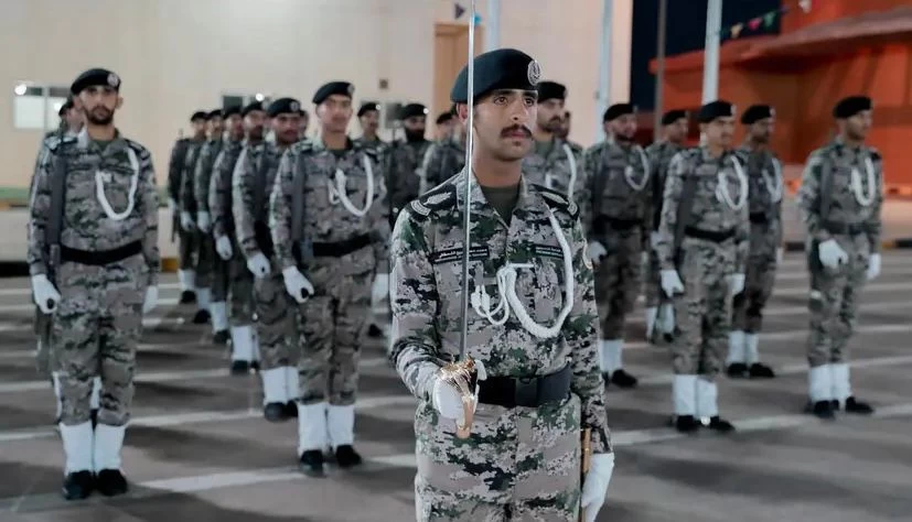 المديرية العامة للسجون تحتفي بتخريج (283) مجندًا من دورة الفرد الأساسي الـ (45) بمنطقة الحدود الشمالية