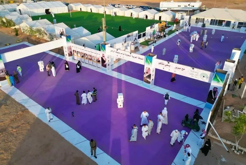 مدينة الحجاج في أبو عجرم تستقبل 20 ألف حاج عراقي بخدمات متكاملة