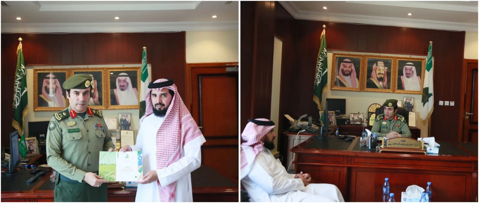 الجمعية الخيرية لرعاية الأيتام بنجران في زيارة لمدير الجوازات بالمنطقة