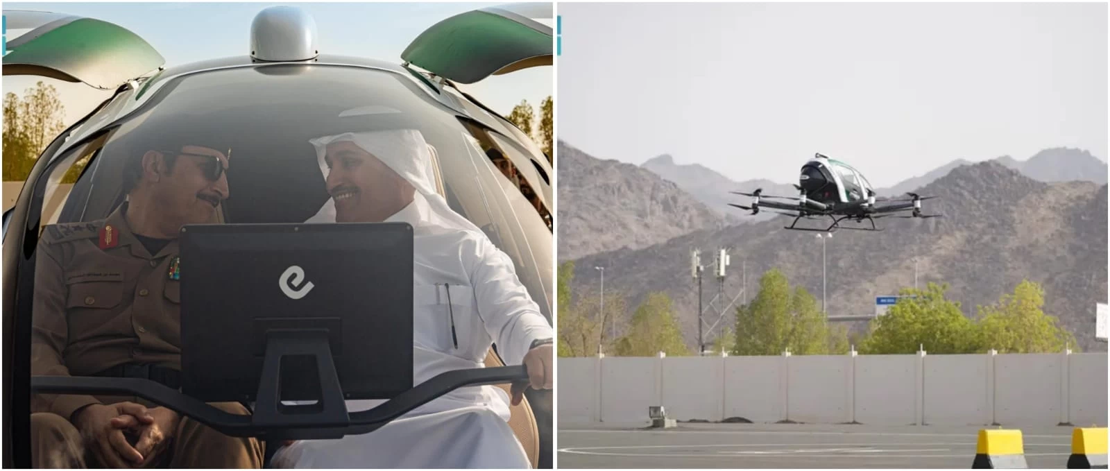 الوزير الجاسر يُدشِّن تجربة التاكسي الجوي ذاتي القيادة لأول مرة في موسم الحج