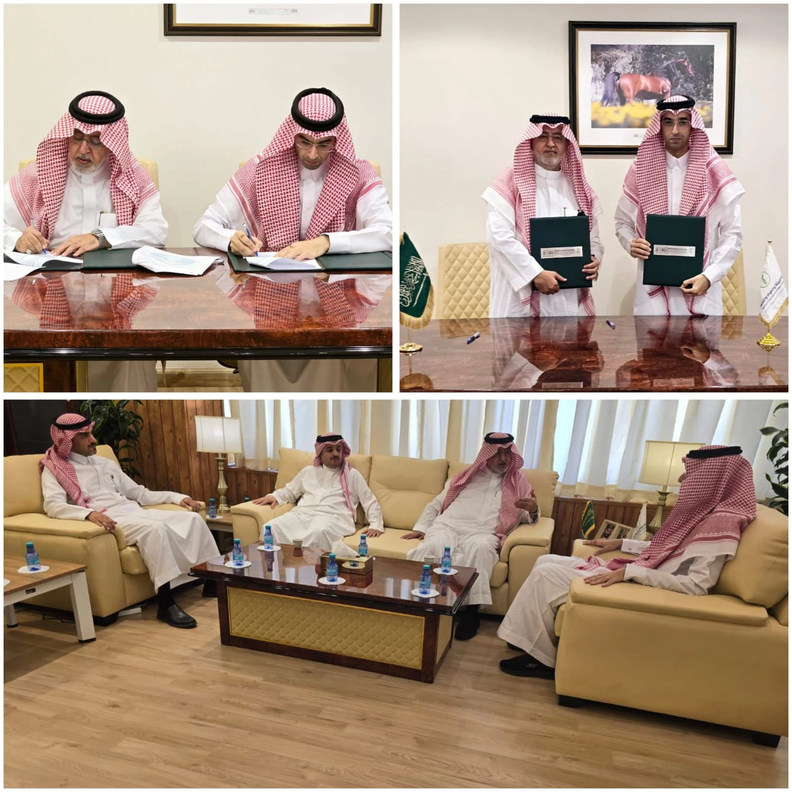 مذكرة تفاهم بين فرع "البيئة والمياه والزراعة" ونادي البر التطوعي لدعم العمل الاجتماعي 