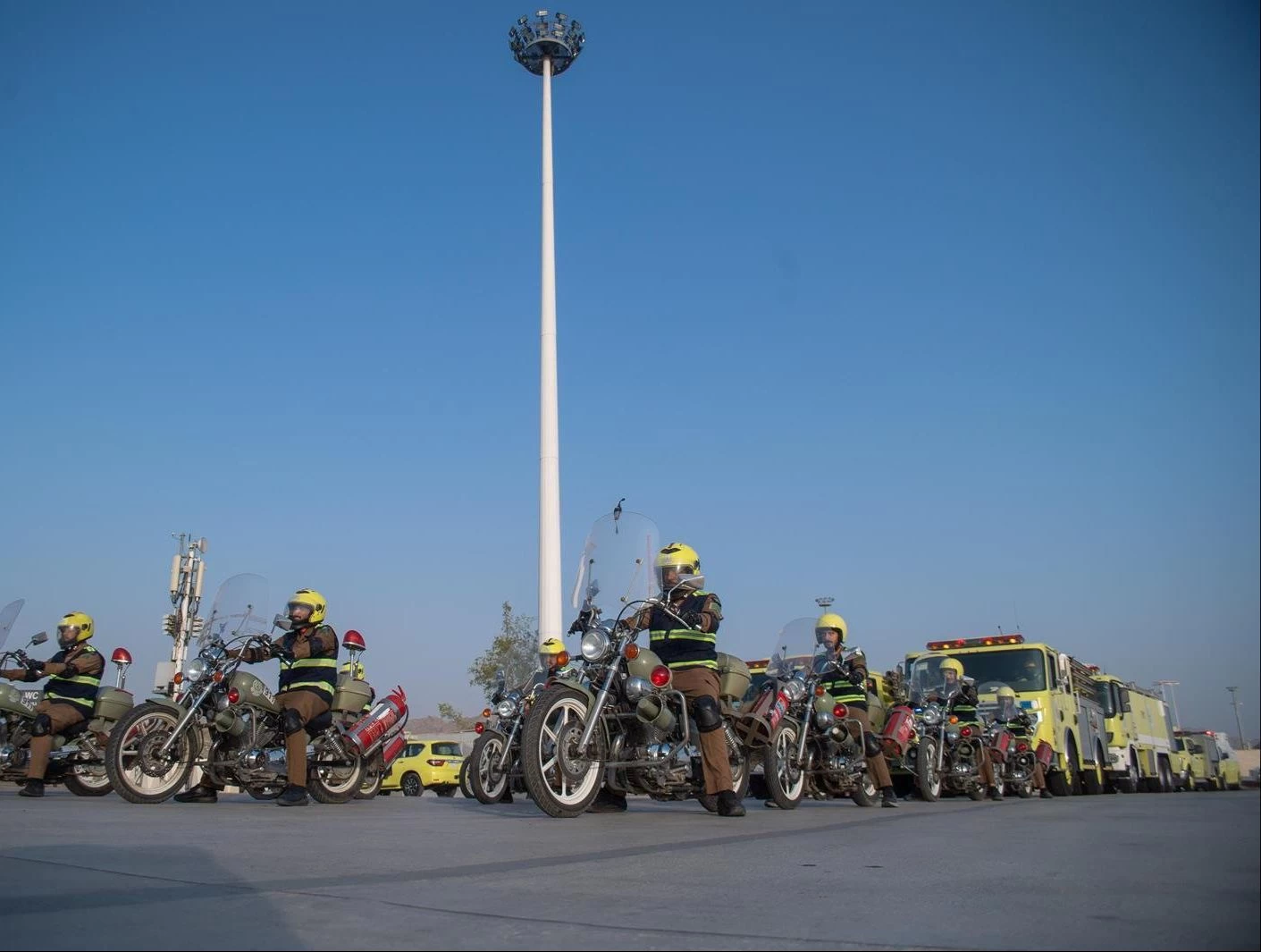 الدفاع المدني يكثف جهوده في مشعر عرفات