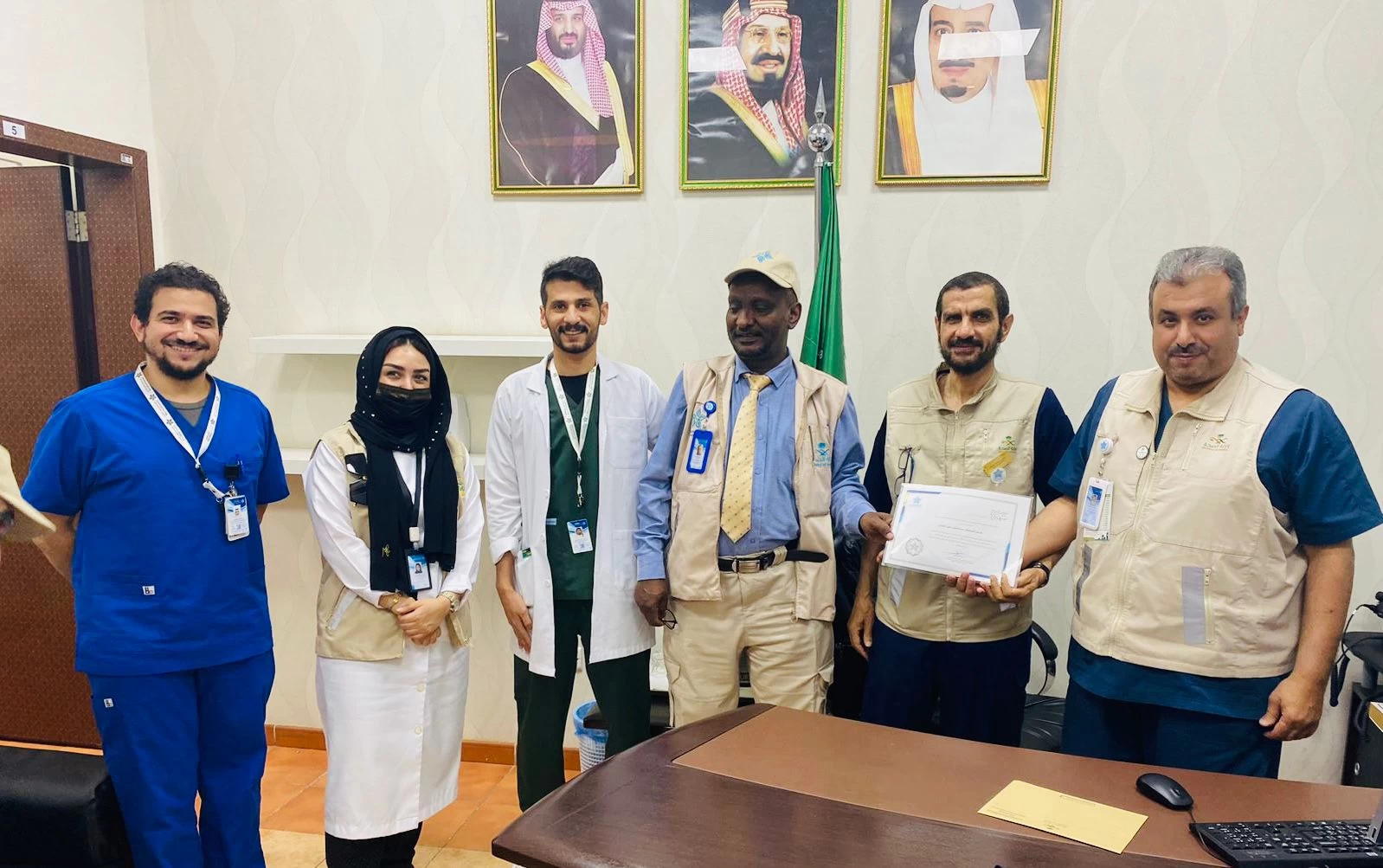 تجمع مكة الصحي تشكر صيدلية مستشفى منى الوادي لدورهم في تحسين جودة الرعاية الصحية المقدمة لضيوف الرحمن