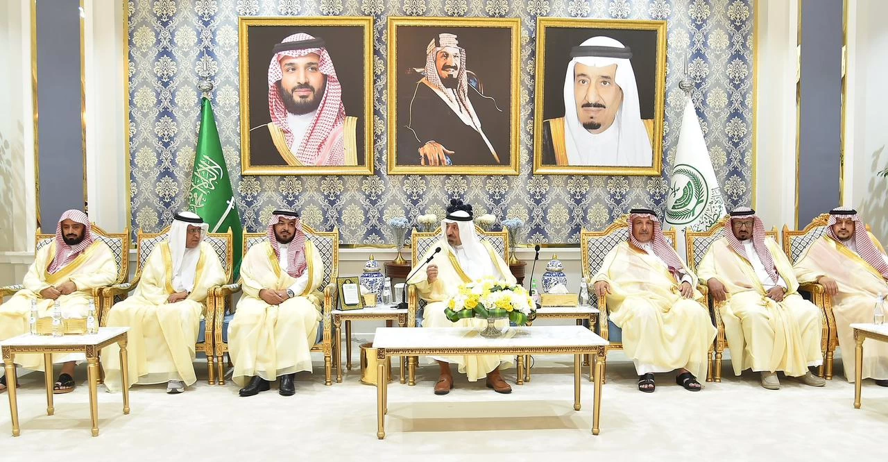 ‎أمير نجران يستقبل المحافظين ورؤساء المراكز ومنسوبي الإمارة المهنئين بعيد الأضحى المبارك