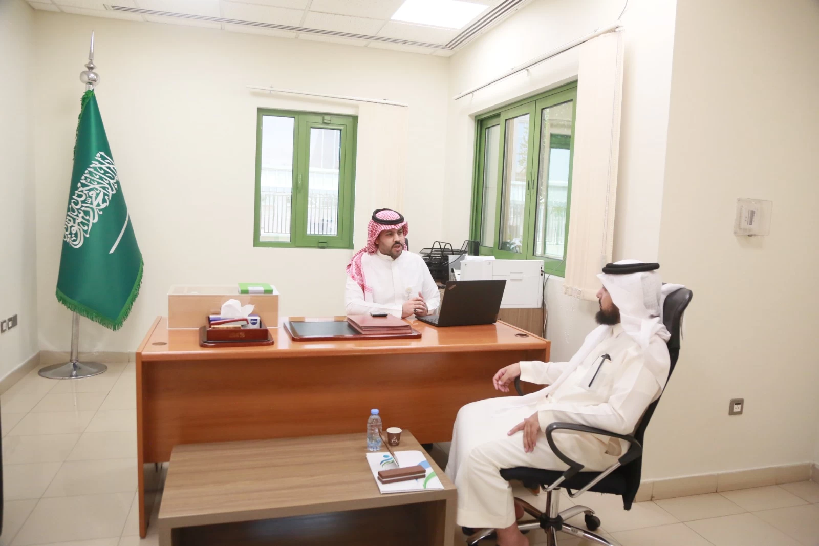 الجمعية الخيرية لرعاية الأيتام بنجران في زيارة لمدير المؤسسة العامة للتأمينات الاجتماعية بمنطقة نجران 