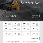 وزارة الصناعة والثروة المعدنية تنفذ 548 جولة رقابية على المواقع التعدينية خلال شهر سبتمبر الماضي
