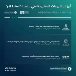 طرح 21 مشروعًا عبر منصة "استطلاع" لأخذ مرئيات العموم والقطاعين الحكومي والخاص