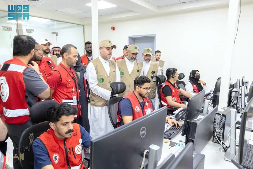 أمين العاصمة المقدسة يطّلع على منظومة القيادة والتحكم وآليات الترحيل الطبي