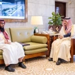 أمير الرياض يستقبل مدير فرع الهلال الأحمر بالمنطقة
