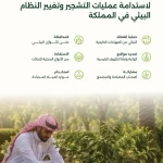 البرنامج الوطني للتشجير: ستة مبادئ رئيسة لاستدامة عمليات التشجير وتغيير النظام البيئي في المملكة