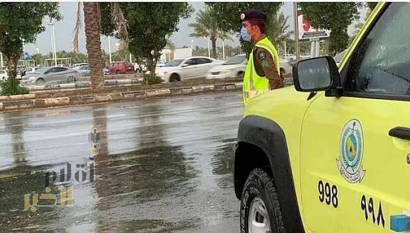 الدفاع المدني: استمرار هطول الأمطار الرعدية على بعض مناطق المملكة حتى يوم الجمعة المقبل