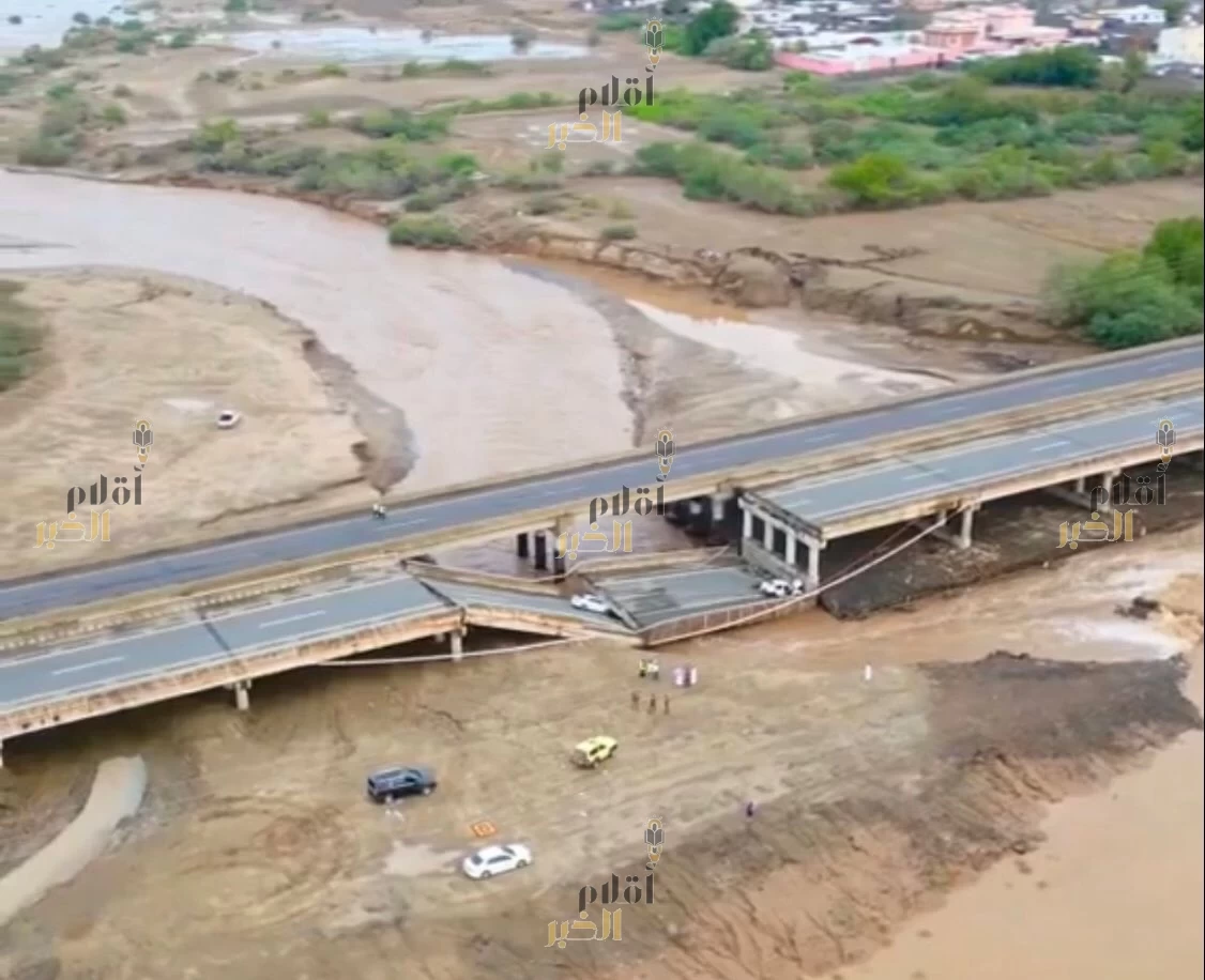 حالة وفاة وعدد من الإصابات نتيجة انهيار جسر بمنطقة جازان 