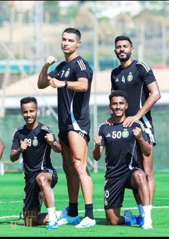النصر أمام الميريا بقيادة رونالدو. 