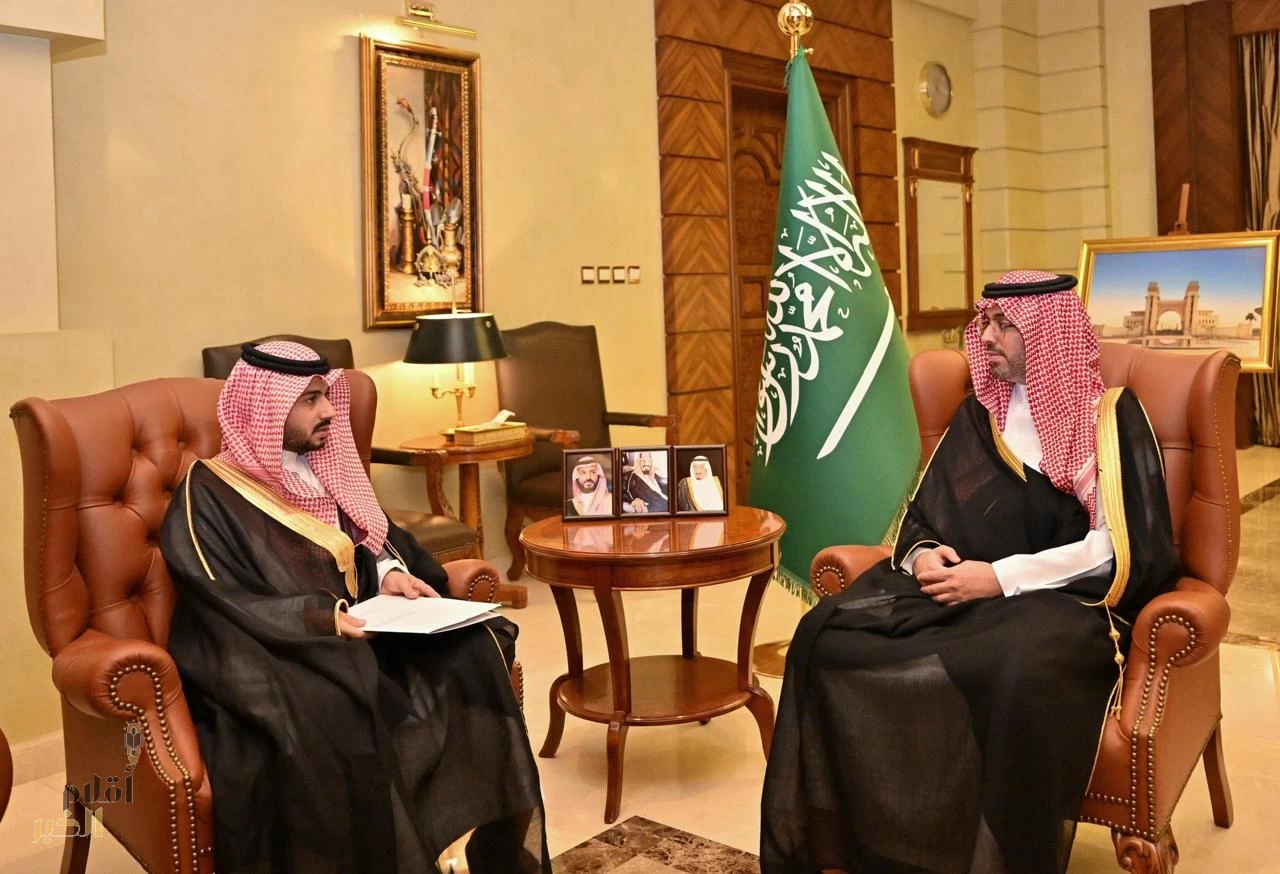 الأمير سعود بن جلوي يسَتقْبل مُدير مكتب وزارة البيئة والمياه والزراعة بجدة