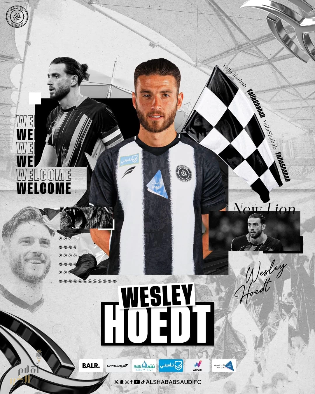 رسمياً .. الشباب يعلن التعاقد مع المدافع الهولندي هوديت 