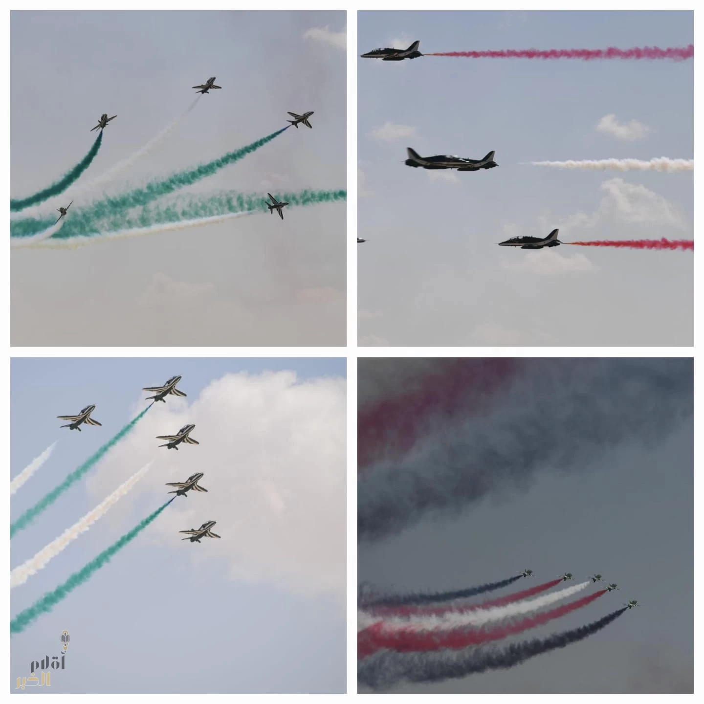 "الصقور السعودية" تختتم مشاركتها في معرض مصر للطيران بعروض جوية في سماء العلمين