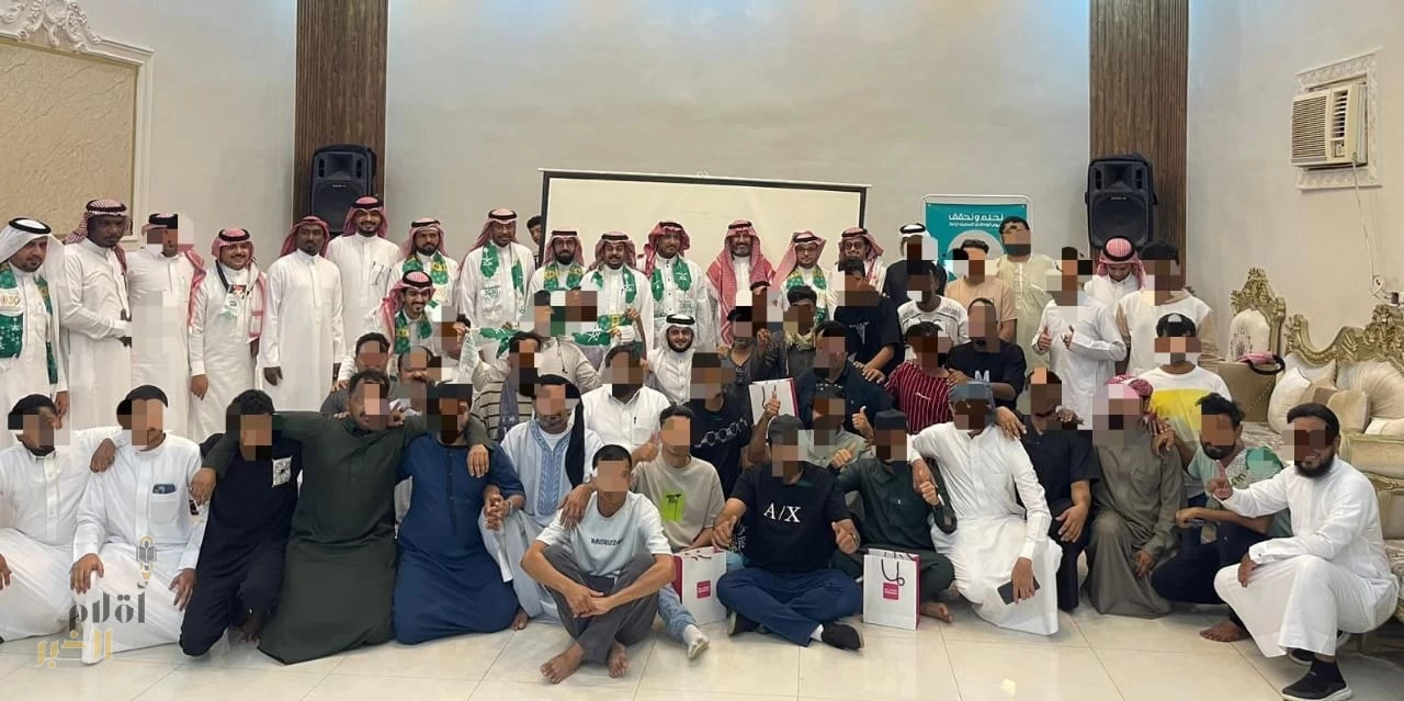 «صواب» تحتفل باليوم الوطني الـ94 مع مستفيديها المتعافين في جازان 