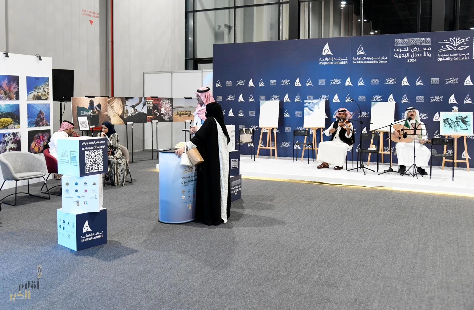 معرض الحرف والأعمال اليدوية يواصل استقباله للزوار حتى الأحد القادم