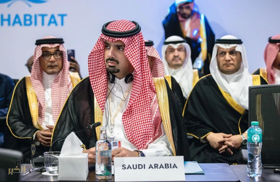 سمو الأمير د. فيصل بن عياف رئيس الوفد السعودي يلقي كلمة المملكة في الجلسة الوزارية بالمنتدى الحضري العالمي بالقاهرة