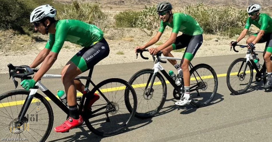 أبطال الدراجات يبدؤن معسكرهم في الباحة