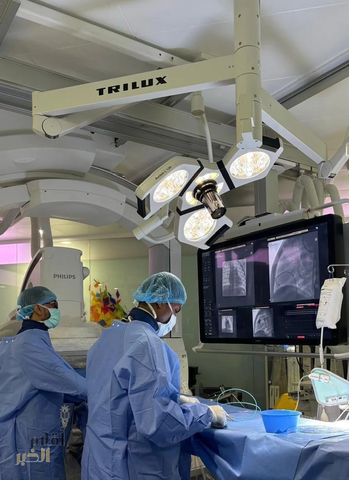 قسطرة قلبية عاجلة تُنقذ حياة رضيع في مدينة الملك سعود الطبية 