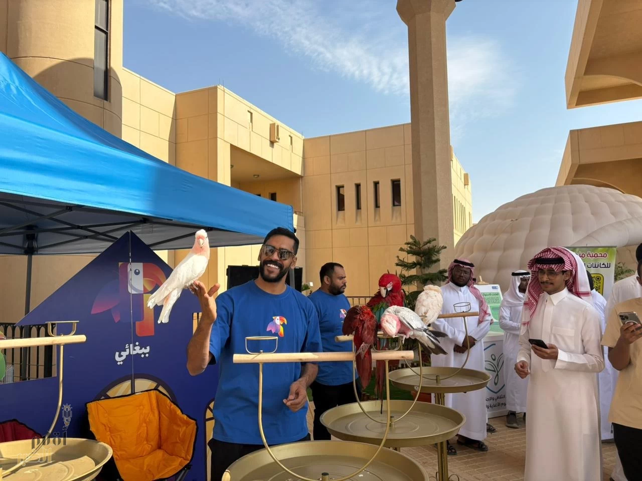 “بأجنحة الطبيعة.. الأستاذ عبدالله الدريس يشارك في فعالية جولان لاستكشاف جمال الببغاوات”