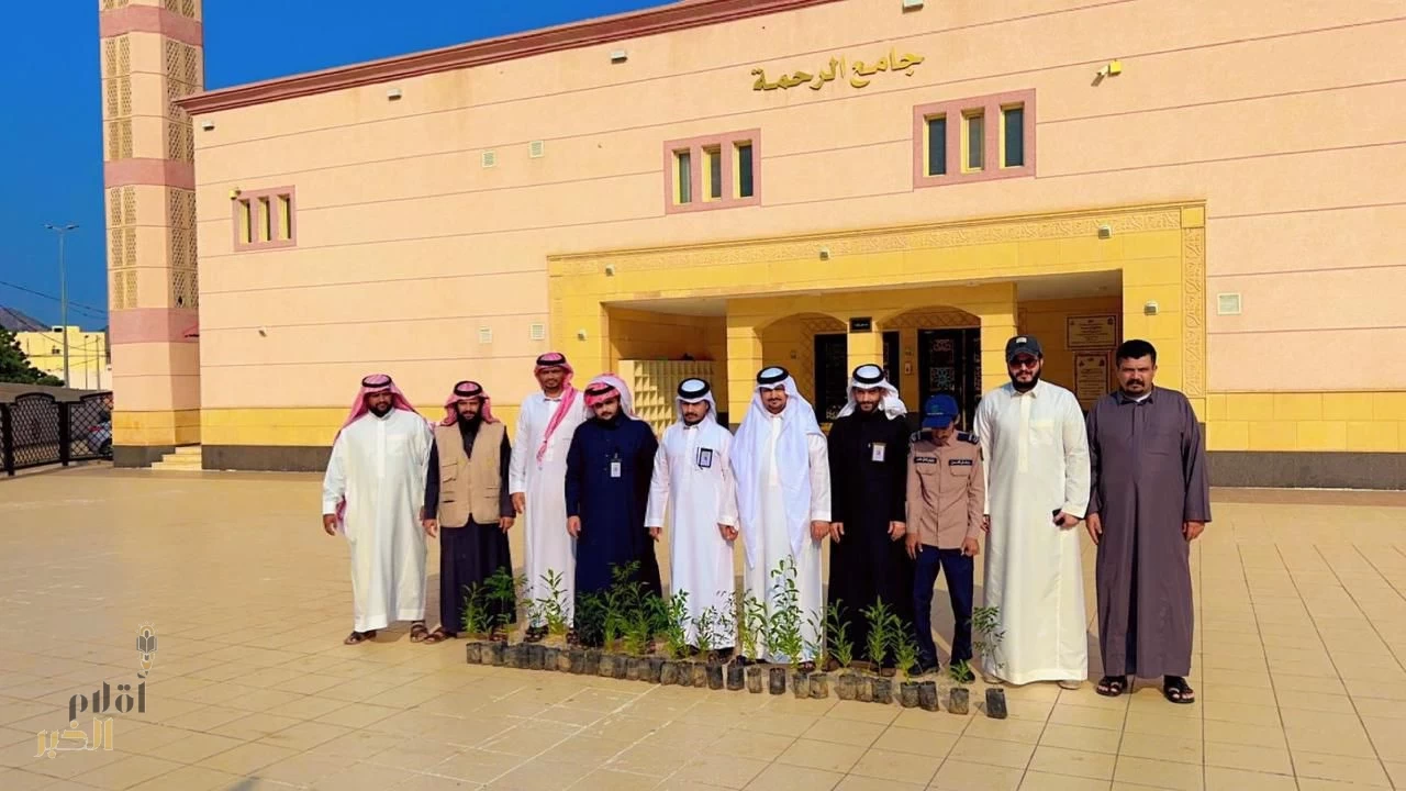 الشؤون الإسلامية تطلق مبادرة تشجير المساجد والجوامع بالريث 