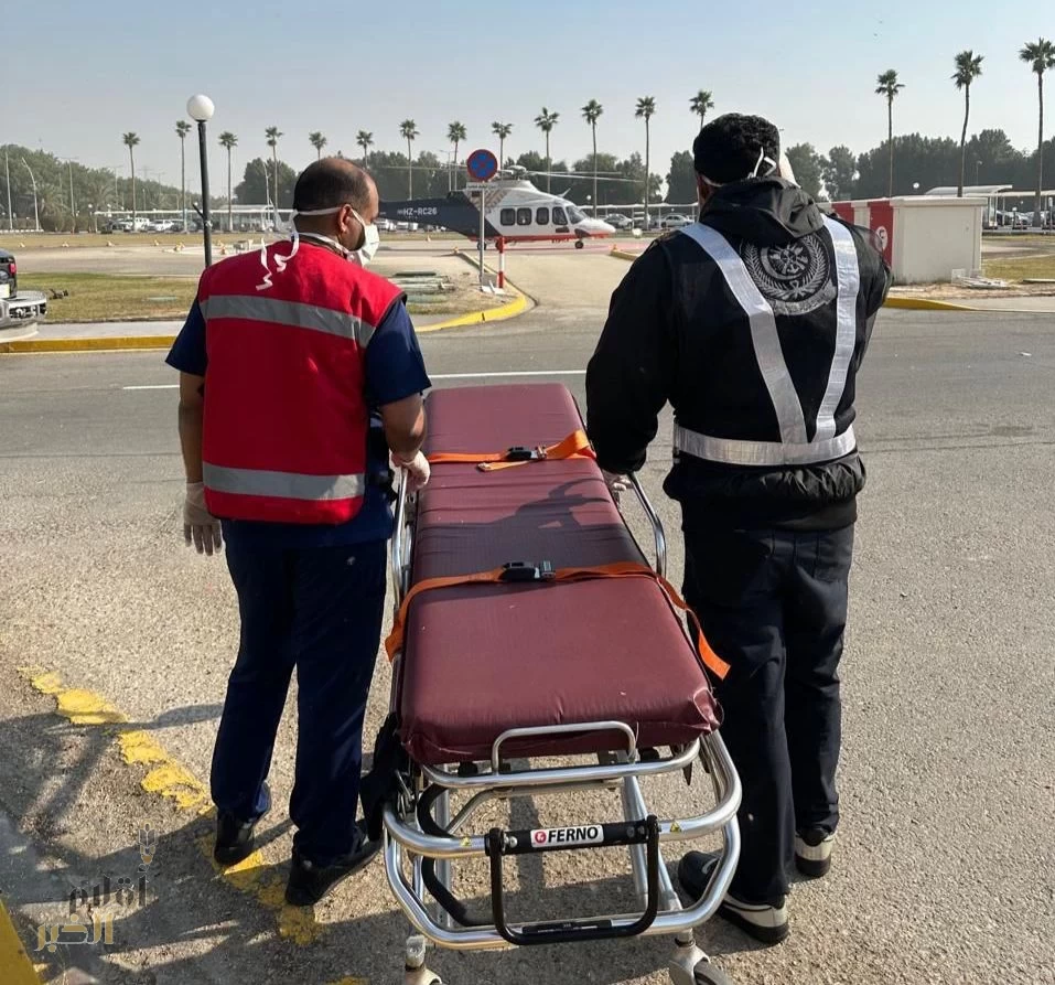 الإسعاف الجوي للهلال الأحمر يفعل مسار الإصابات لأول مرة بالمنطقة الشرقية