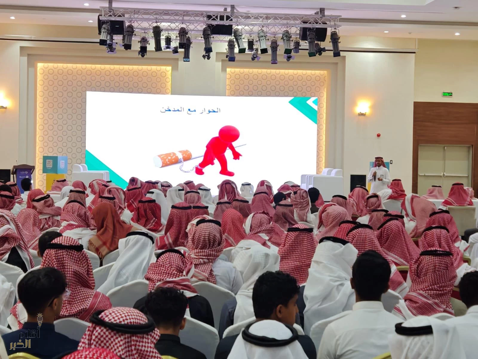فريق الصحة النفسية في بيئة العمل يشارك في مبادرة دن وأكسجين
