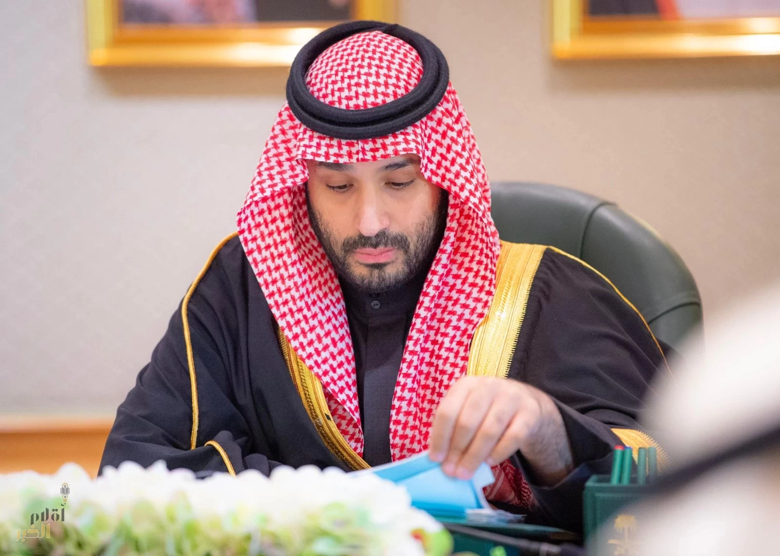سمو ولي العهد يرأس جلسة مجلس الوزراء