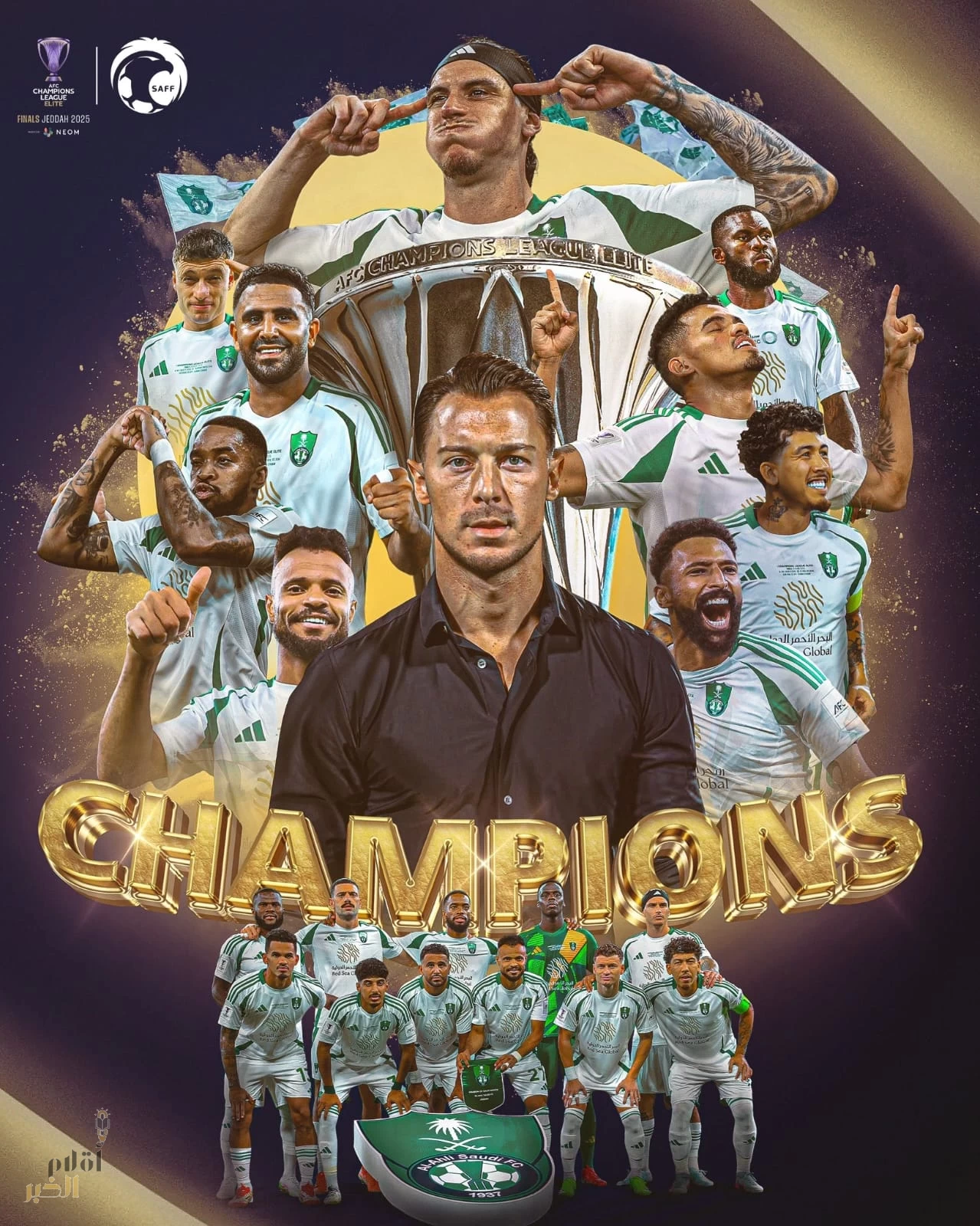 الراقي بطلاً لأكبر قارات العالم .. بحسمه للقب دوري أبطال آسيا للنخبة لأول مرة في تاريخه