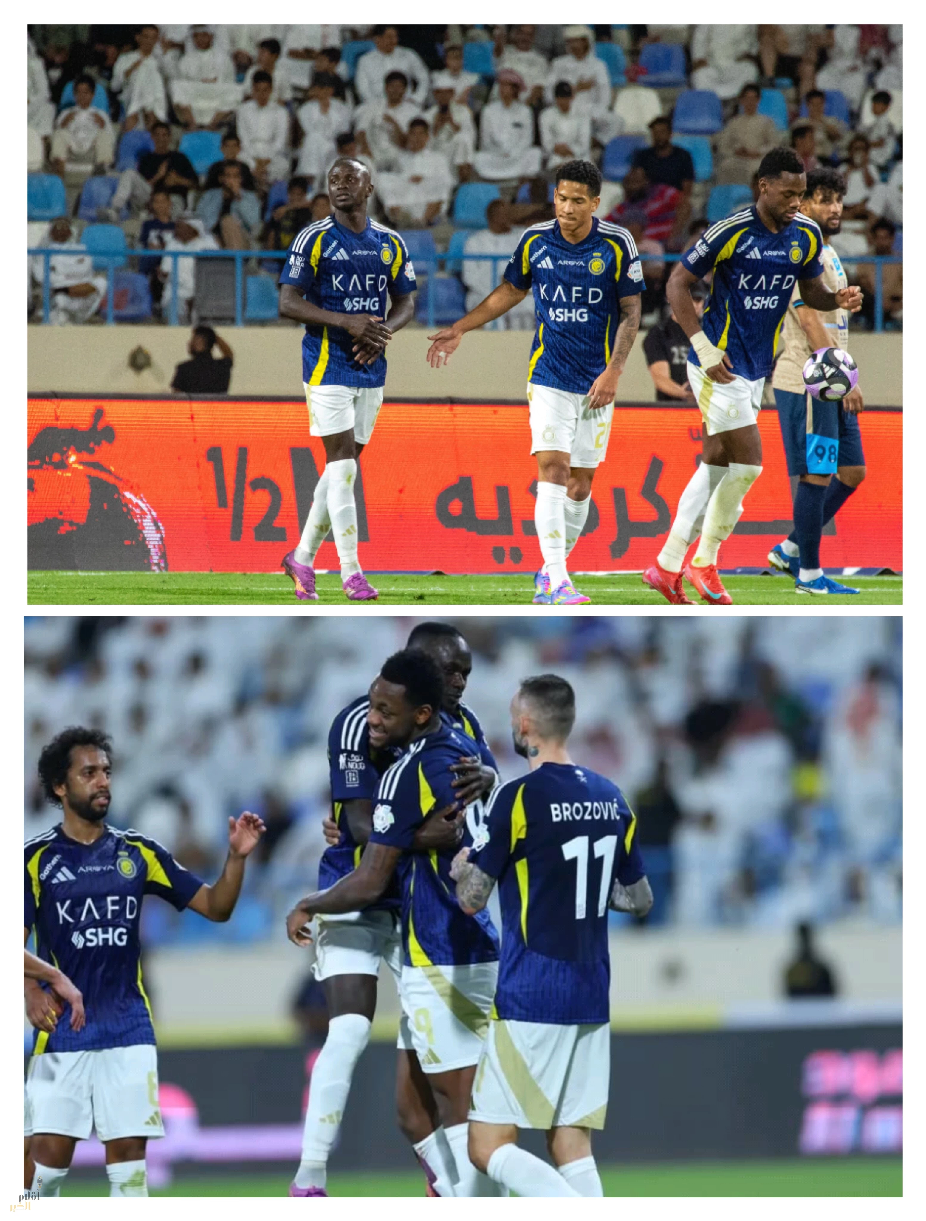 ساديو ماني يقود النصر لاكتساح الأخدود بتسعة أهداف نظيفة