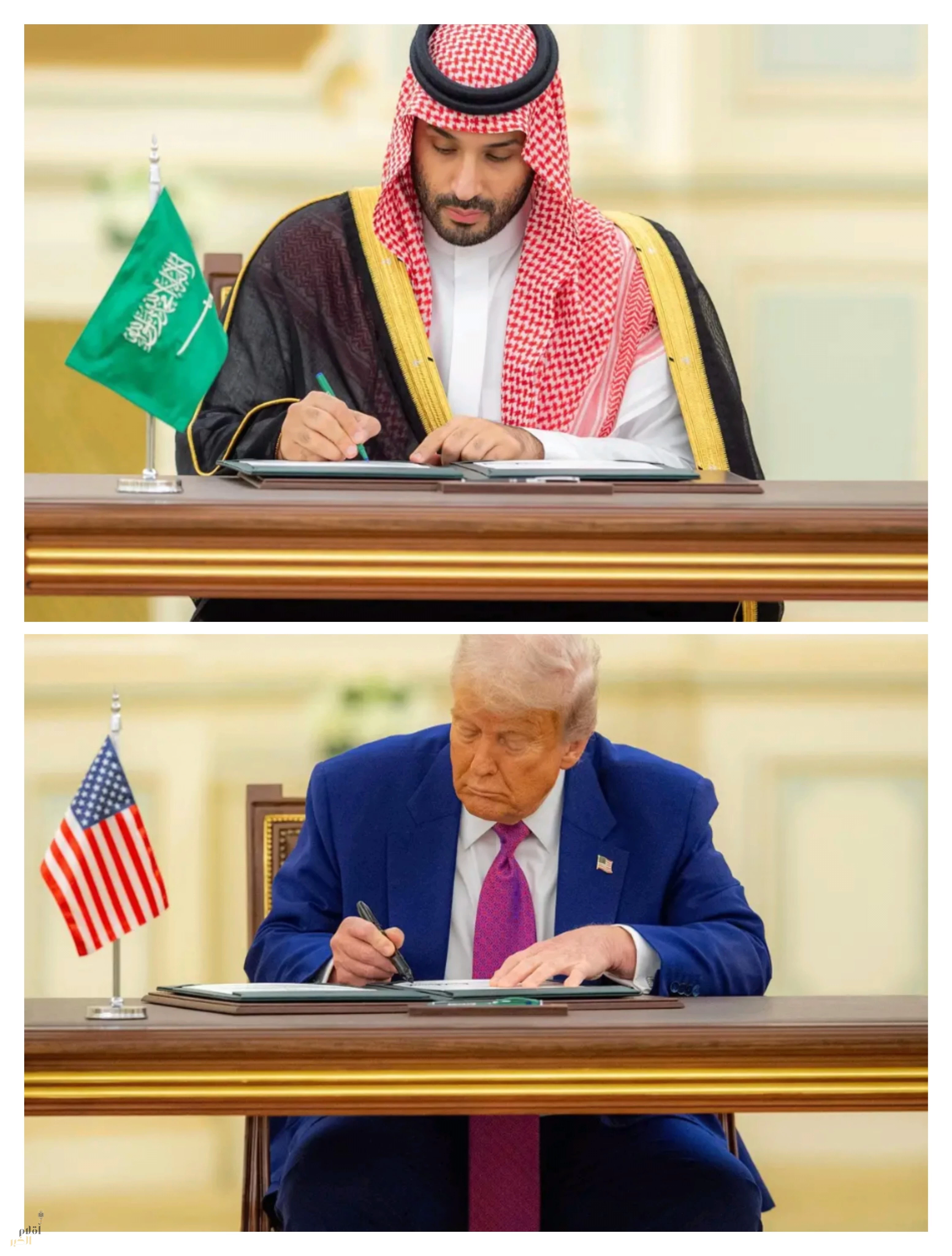 سمو ولي العهد والرئيس الأمريكي يرأسان أعمال القمة السعودية الأمريكية ويوقعان وثيقة الشراكة الاقتصادية الإستراتيجية بين حكومتي البلدين