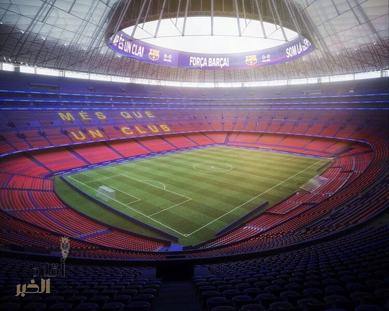 برشلونة يعلن عودته إلى كامب نو