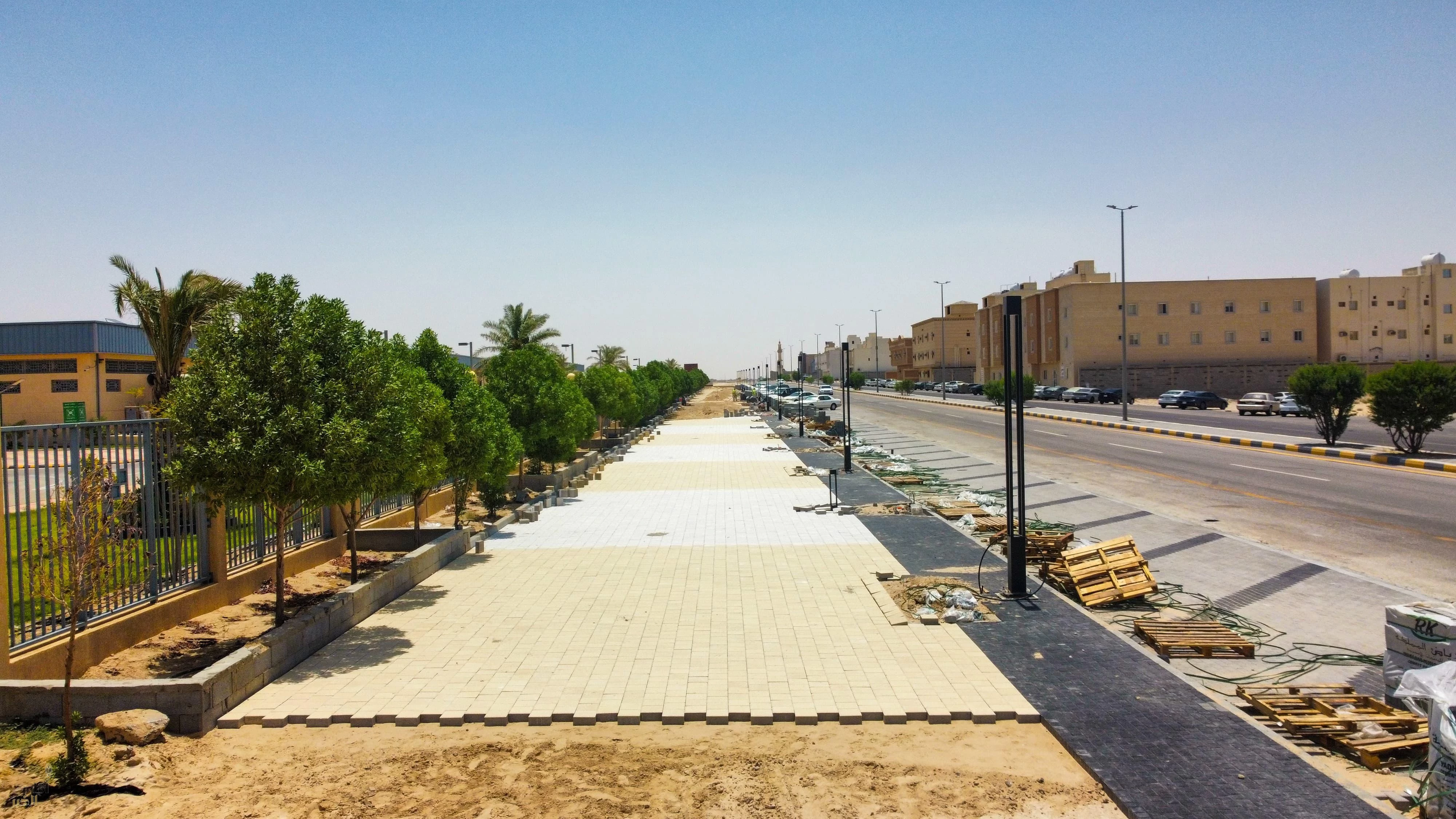 بلدية النعيرية تواصل تنفيذ ممشى الفيصلية الرياضي لتعزيز نمط الحياة الصحي