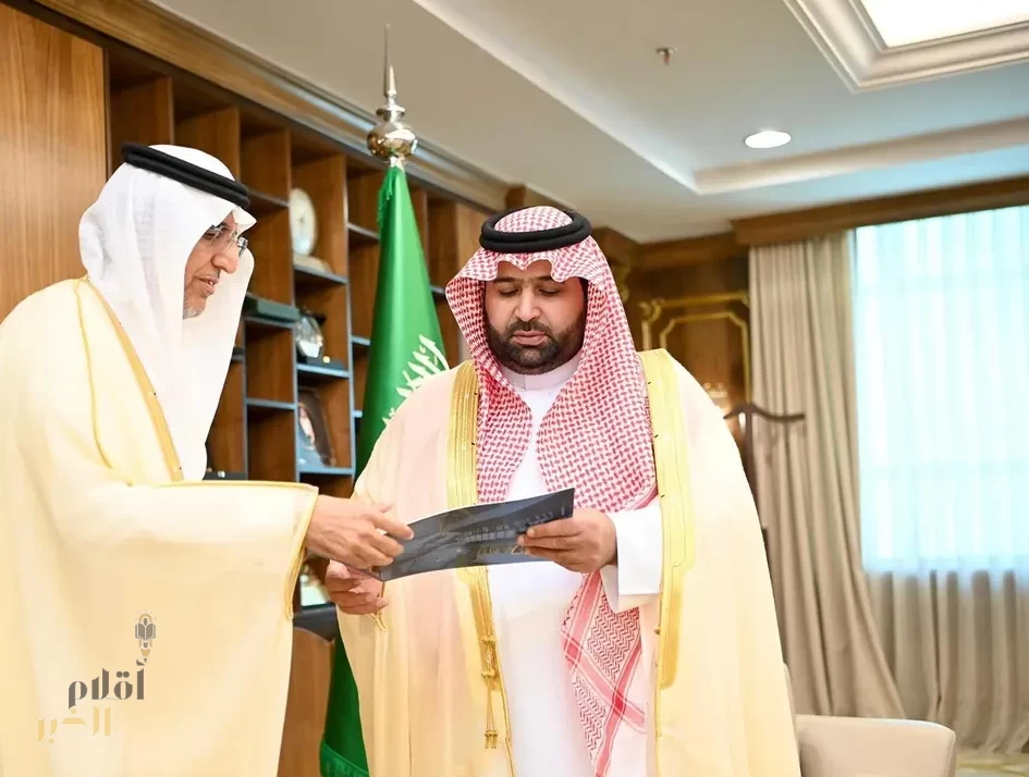 أمير منطقة جازان يستقبل محافظ الهيئة السعودية للمواصفات والمقاييس والجودة