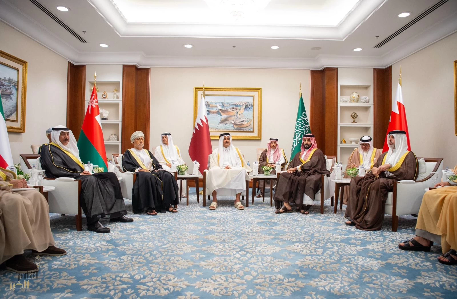 سمو ولي العهد يرأس وفد المملكة المشارك في الدورة الاستثنائية للمجلس الأعلى لمجلس التعاون لدول الخليج العربية في العاصمة القطرية الدوحة