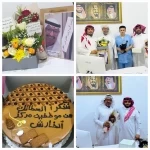 فريق صحي الخارش يحتفون بمديرهم في اليوم العالمي للمدير