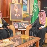 نائب أمير جازان يستقبل المستشار الشرعي بفرع الإفتاء بالمنطقة