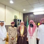 المستشار الشرعي يستقبل القوات المساندة بقوة جازان