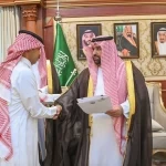 أمير منطقة جازان يستقبل أسرة المالكي لتنازلهم عن قاتل أخيهم لوجه الله تعالى