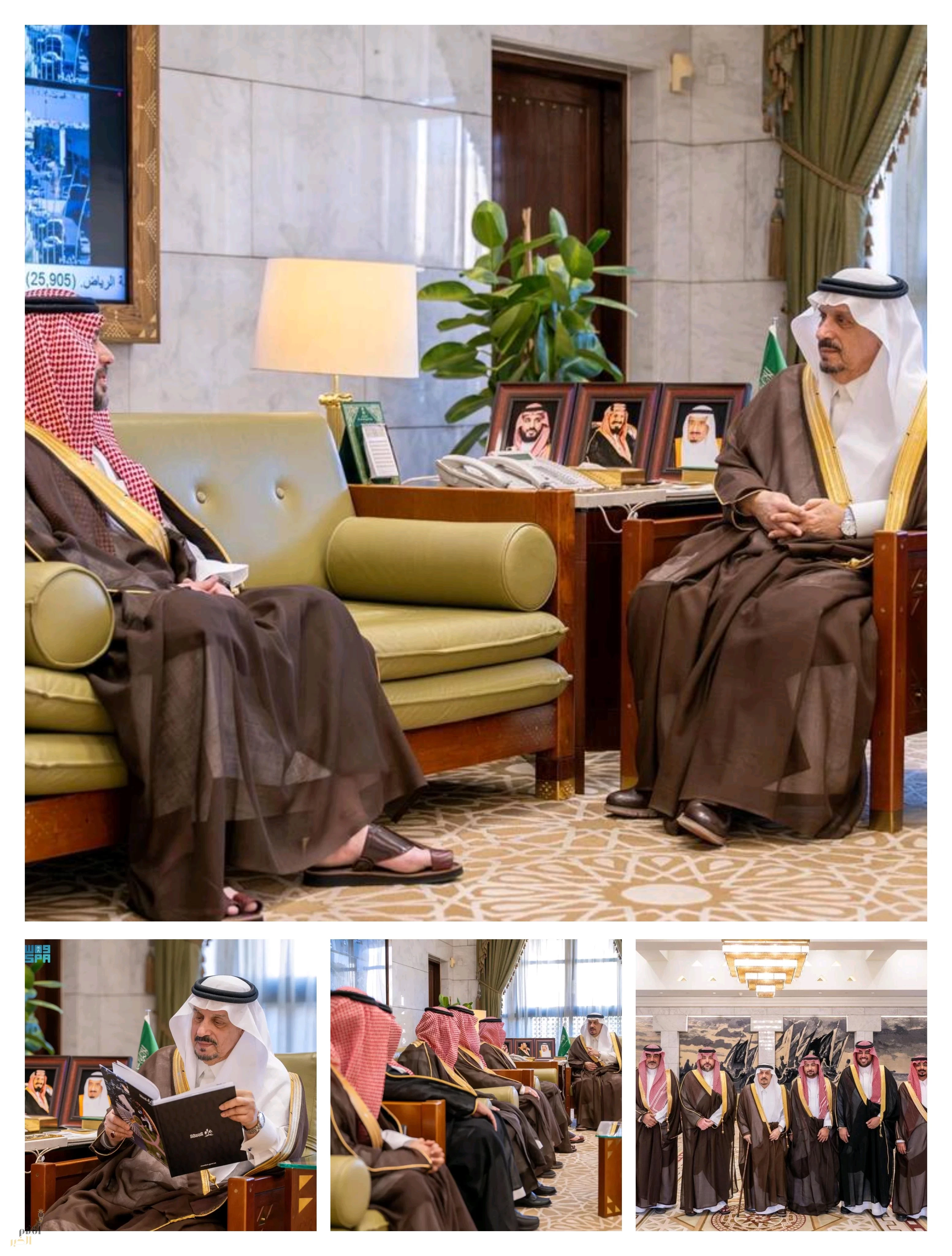 أمير منطقة الرياض يستقبل مدير الإدارة العامة بالقطاع الأوسط في "مدن"