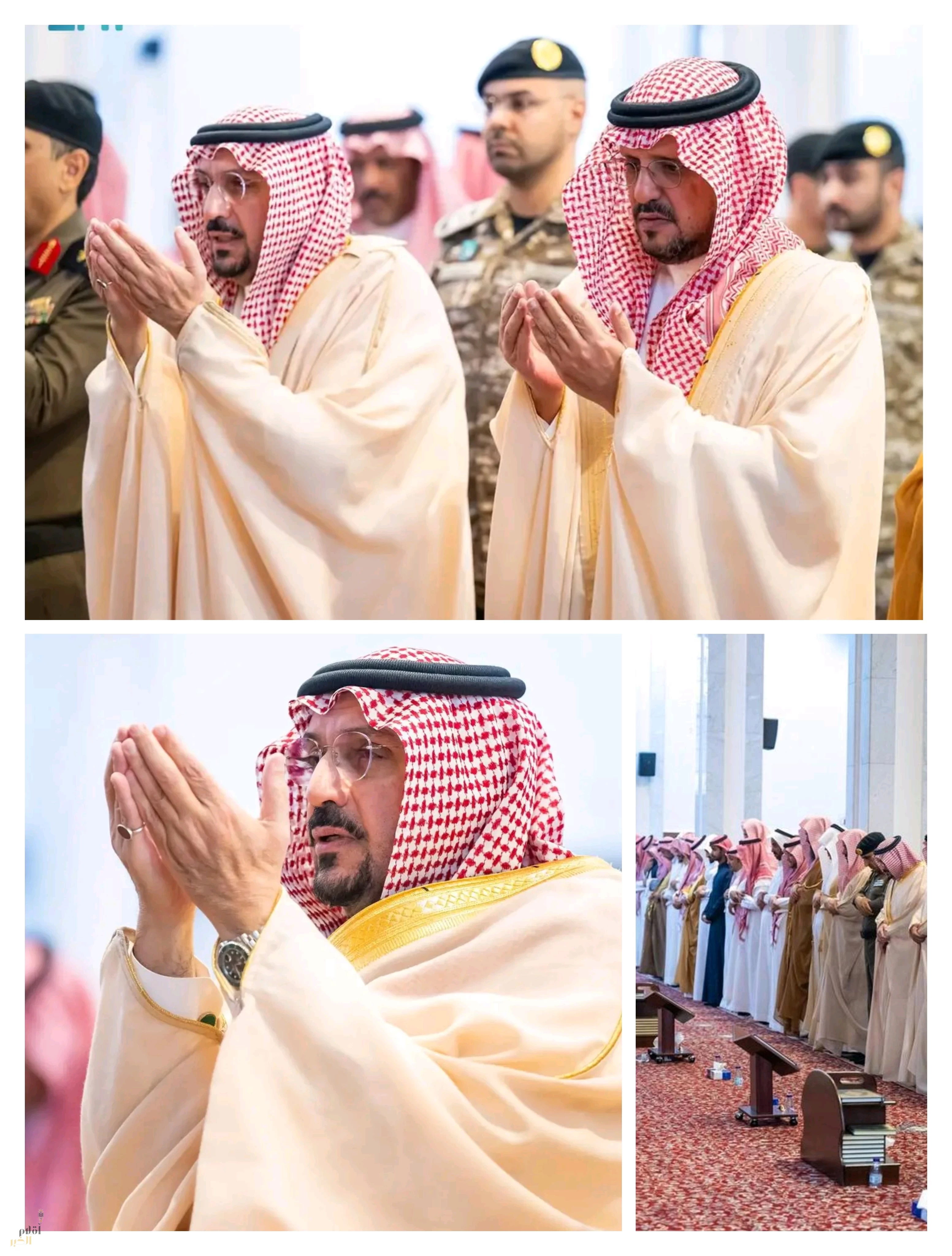 أمير القصيم يؤدي مع جموع المصلين صلاة الاستسقاء في جامع الأمير عبدالإله بن عبدالعزيز ببريدة