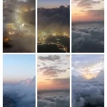 السحب والضباب ينسجان جمال أبها وروعة مرتفعات عسير