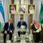 النائب العام يستقبل نظيره الأوزبكي ويوقعان برنامج تعاون مشترك