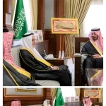 أمير المدينة المنورة يستقبل الرئيس التنفيذي والعضو المنتدب لشركة المواساة ويطّلع على مشروع مستشفى ينبع الصناعية