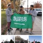 طرق العاصمة الأمريكية والبيت الأبيض تتزيّن بأعلام المملكة والولايات المتحدة ترحيبًا بسمو ولي العهد