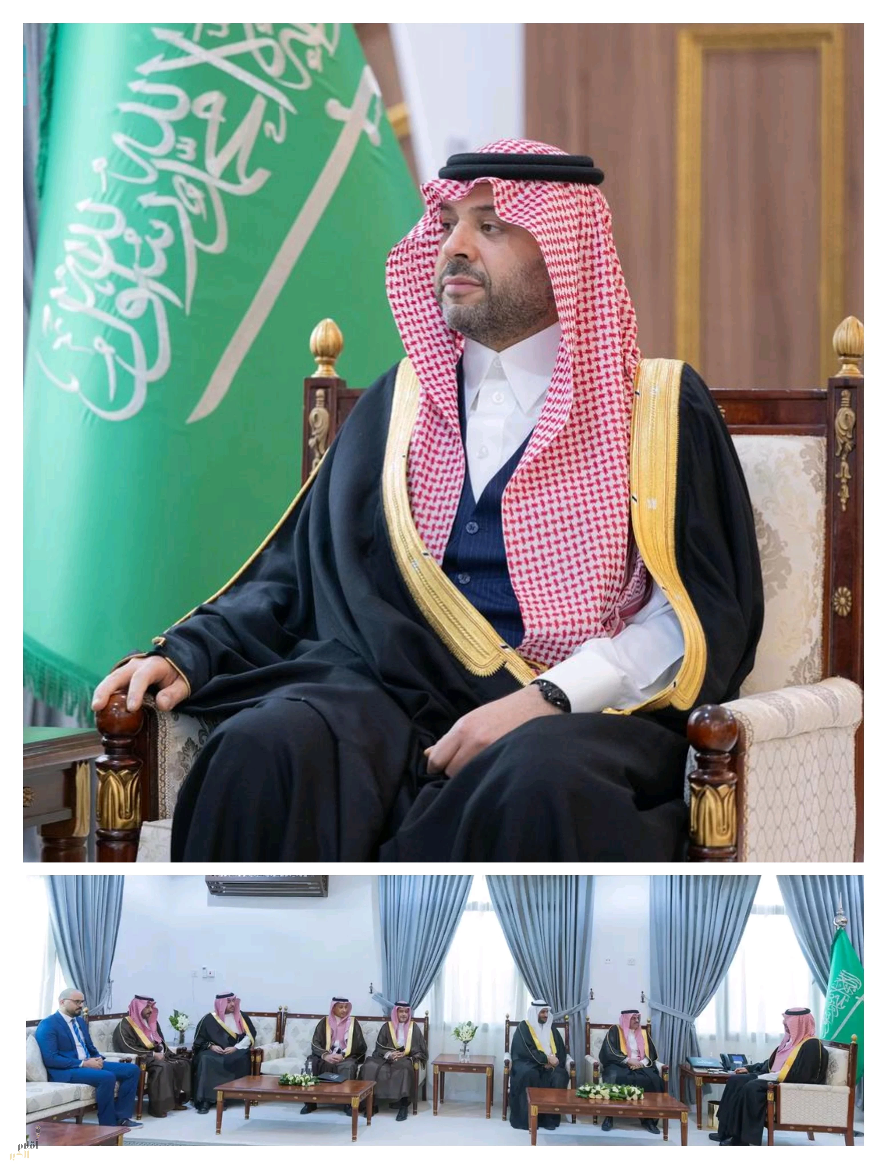 أمير الحدود الشمالية يستقبل رئيس شركة "معادن وعد الشمال" بالإنابة