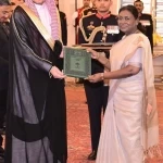 المالكي يقدم أوراق اعتماده سفيرًا لخادم الحرمين الشريفين لرئيسة جمهورية الهند